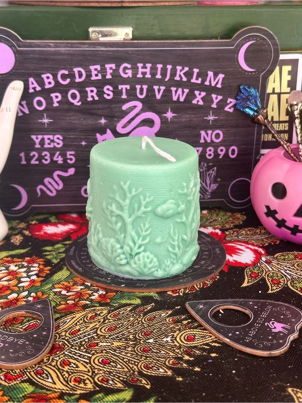 Sea Life Pillar Candle | Ocean Candle | Coastal Beach Decor